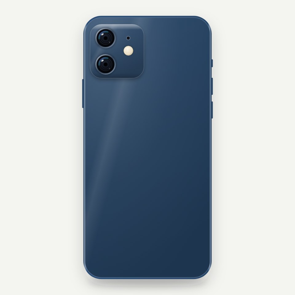 Product visualisation of Apple iPhone 12 for valuation