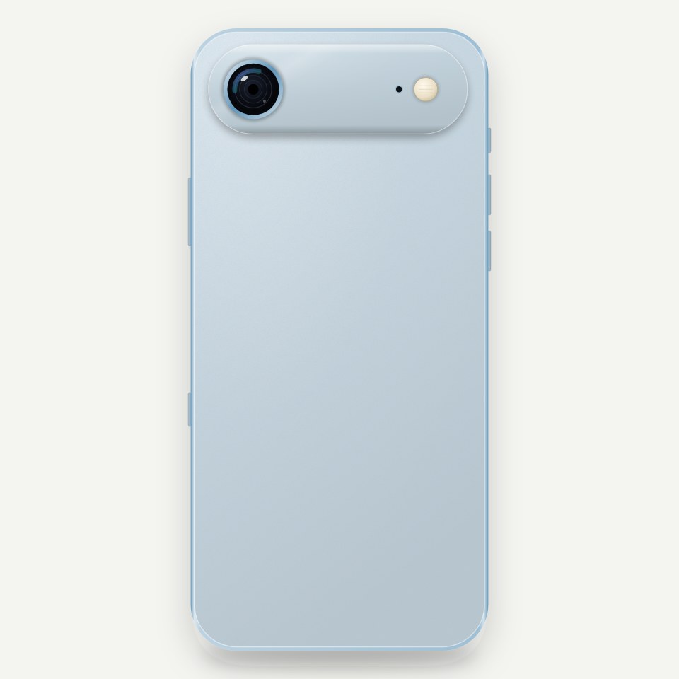 Product visualisation of Apple iPhone Air for valuation