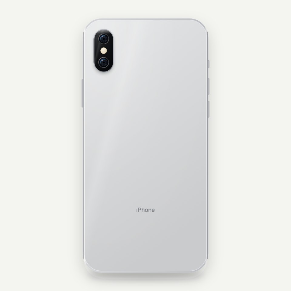 Product visualisation of Apple iPhone X for valuation